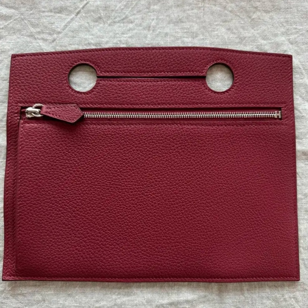BNIB HERMES BIRKIN 30 backpocket bag in Rouge